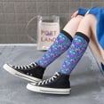 thumbnail image 6 of Picia Women Crew Soft Moisture-wicking Socks Colorful Mushrooms Pattern Design Cotton Socks, One Size fit All, 6 of 9