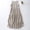 Khaki, variant on Bnwani Womens Summer Dresses,Ladies Dresses,Striped,Sleeveless,Crew Neck,Tiered,Khaki,M