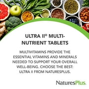 Nature's Plus - Ultra II - Multi-Nutrient with Whole Foods, 180 tablets