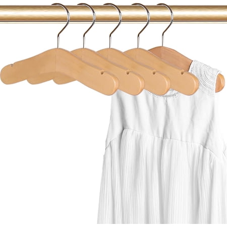 20 count Wooden Hangers, 10.6" Wooden Hangers, Clothes Hangers