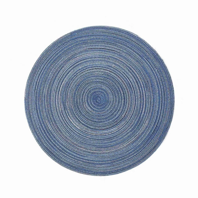 PRETXORVE Placemats Washable Woven Vinyl Placemats For Dining To Clean Placemats Dining Set