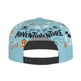 thumbnail image 4 of Easygdp Let's Go on an Adventure Baseball Cap with Adjustable Flat Suitable for Head Circumference 22.4-23.6 in, 4 of 9