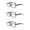Black, variant on EYE ZOOM 3 Pack Rectangular Vintage Plastic Frame Reading Glasses for Men and Women, Black, Tortoise and Gray, +3.00