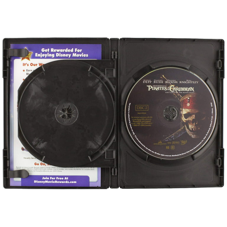 Pirates of the Caribbean: The Curse of the Black Pearl (DVD) No Case No  Tracking 786936224306