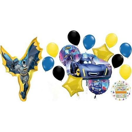 Anagram Batwheels in Action Birthday Party Supplies 16 pc Balloon Bouquet Decorations