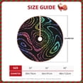 thumbnail image 2 of Sikiie Rainbow Glitter Christmas Tree Skirt, Christmas Tree Decorations, Christmas Decor, Tree Mat Decoration(30-48IN)-48", 2 of 6