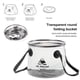 thumbnail image 3 of WDOplteas Cubo Circular Transparente Cubo Versátil para Picnic Camping Jardinería (20 L), 3 of 9