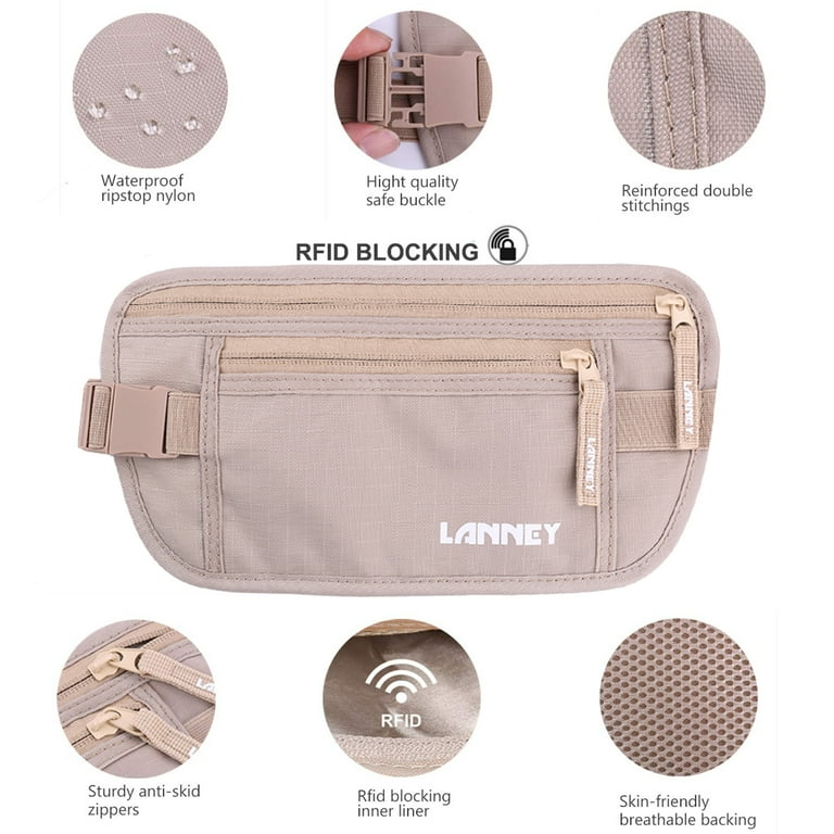 Lanney Money Belt, RFID Blocking Travel Wallet photo 6