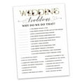 thumbnail image 2 of Inkdotpot Bridal Wedding ShowerGameBachelorette Party ActivityGameCards 50-PackFloralWhy Do We Do That, 2 of 7