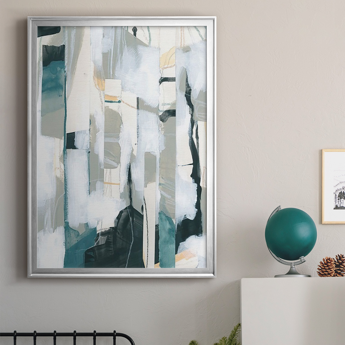 Sea Cavern Strata I Premium Framed Print, in Gold, Black, or Silver - Ready to Hang