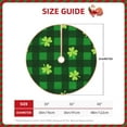 thumbnail image 4 of Kll Happy St. Patrick'S Day5 Christmas Tree Skirt 30",Party Decorations Farmhouse For Christmas Decorations Holiday Party, 4 of 8