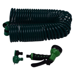 Car Wash Spring Hose  , Multipurpose EVA  Coil Garden Water Hose  For Watering Plants