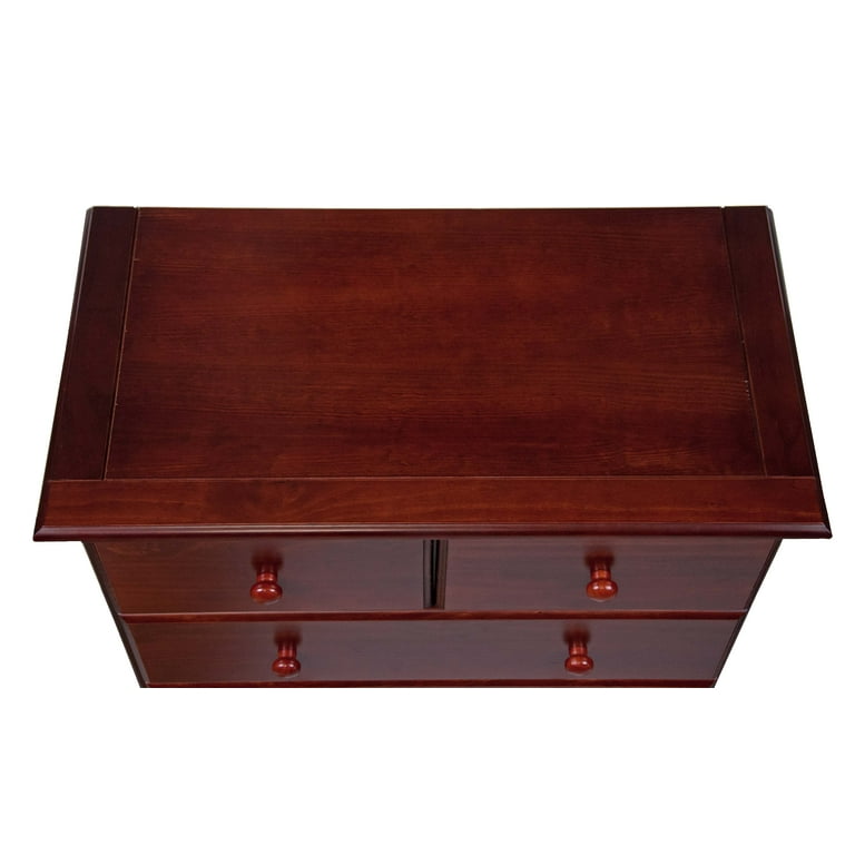 Palace Imports 2 Drawers Mahogany Wheeled Wood Drawer Palace Imports 2 Drawers Mahogany Wheeled Wood Drawer