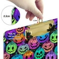thumbnail image 4 of FMSHPON Halloween Rainbow Color Pumpkin Clipboard Hardboard Wood Nursing Clip Board and Pull for Standard A4 Letter 13x9 inches, 4 of 5
