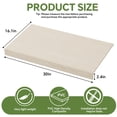 thumbnail image 3 of 6-Pack 30x16" Wire Rack Covers – Imitation Wood, Easy Install for Pantry, Kitchen & Closet(White), 3 of 7