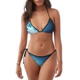 thumbnail image 1 of Balery Butterflies And Waterlily In Water Pijama Estampado Bikini de Dos Piezas para Mujer - Conjunto de Bikini Ajustable Sexy y Cómodo para Playa, 1 of 6