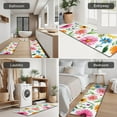 thumbnail image 5 of Pioneer Flower Floral Print Pattern Kitchen Rugs Sets Of 3,Kitchen Runner Rugs Non Skid Washable,Decorative Kitchen Floor Mats for Kitchen,Sink,Laundry,17"x30"+ 17"x47" + 17"x59", 5 of 6