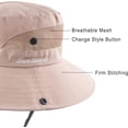 thumbnail image 3 of Sombrero de sol con cola de caballo para mujer, protección UV, plegable, de malla, ala ancha, para pesca en la playa$Sombreros de sol con ala ancha con protección UV para mujer, gorra con, 3 of 7