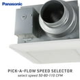 thumbnail image 2 of Panasonic FV-0511VQ1 WhisperCeiling DC Ventilation Fan, Speed Selector, SmartFlow Technology, Quiet, 2 of 7