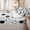 Charcoal Ivory, variant on Erosebridal Cute Floral Llama Graphic Zipper Twin Comforter Sets with Fitted Sheet and 2 Pillowcases,Hand Letter Text Secondary Tile Zipper Bedding Set,Mint White,4-Piece,Reversible