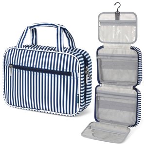 Pavilia Hanging Toiletry Bag with Foldable Design