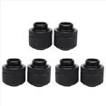 thumbnail image 1 of 6Pcs Refrigeración por Agua para G1 / 4 Pagoda de Hilo Externo para 9.5X12.7Mm de Enfriamiento por Computadora de Tubo Suave Conector Negro, 1 of 5