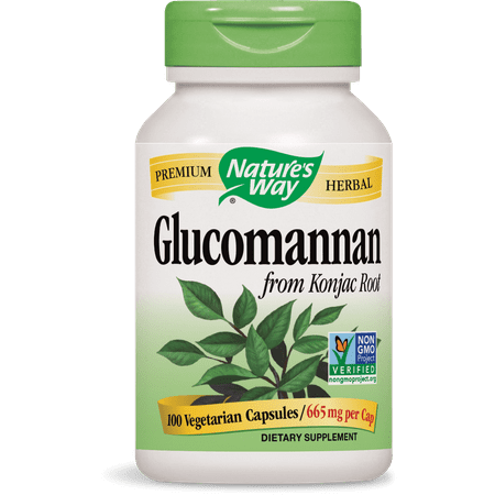 Natures Way Coral - Natures Way Premium Herbal Glucomannan from Konjac Root 100 Vcaps