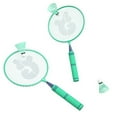 thumbnail image 4 of Children Badminton Rackets, Iron Alloy Kids Durable Badminton Set  for Playground Mint Green, 4 of 8