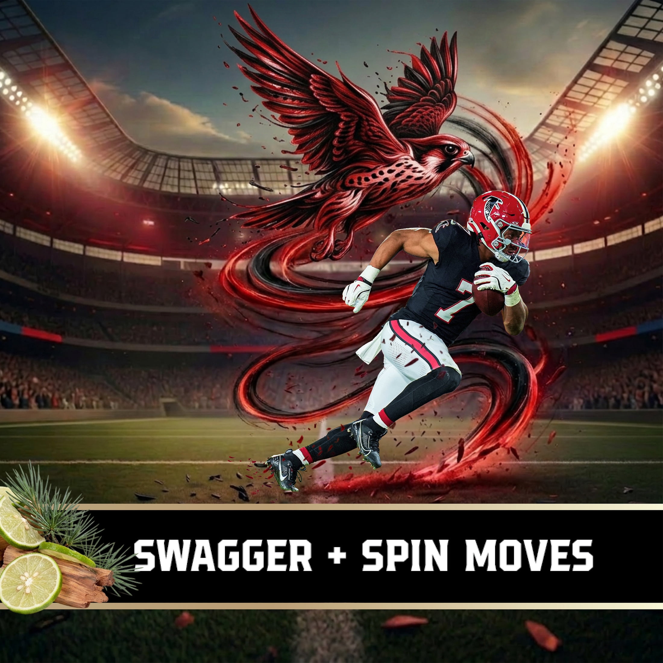 Old Spice Body Wash for Men, NFL Collection, Bijan Robinson, Scent of Swagger + Spin Moves, 24 fl oz