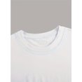 thumbnail image 2 of Calvin Women's Short-Sleeve T-Shirt - White with Bold Black Lettering, Comfortable Fit, Casual Style, Machine Washable, All-Season Wear, 2 of 5