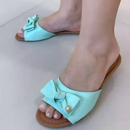 

Zpanxa Slippers for Women Open Toe Slippers Shoes Comfy Sandals Casual Comfortable Beach Sandals Flip Flops for Women Sky Blue 39