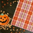 thumbnail image 3 of Briar Plaid Handwoven 100% Cotton Fall Kitchen Dishtowel, 3 of 4