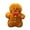 Brown#347, variant on Gingerbread Man Mini Plush Toy, Soft Christmas Stuffed Doll with Bow Tie for Holiday Gift, Secret Santa and Festive Desk Decor, 6.7 Inch