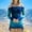 Blue, variant on Womens Bikini Sets Two Piece - High Waisted Tummy Control Swim Suits Modest Bathing Suit for Beach