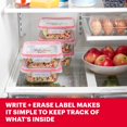 thumbnail image 3 of Pyrex Freshlock 10pc 4c Sq Meal Prep Set, Clear, 3 of 5