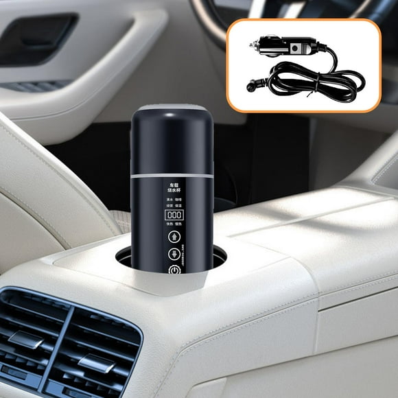 Hervidor eléctrico de viaje, calentador de agua eléctrico, protección contra ebullición en , taza de café portátil de viaje, taza térmica para negro