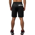thumbnail image 5 of LELINTA Men's 2-in-1 Sports Training Bodybuilding Summer Shorts Workout Fitness GYM Short Pants With Zipper Pocket, Black/ Red/ Khika/ Grey, 5 of 5