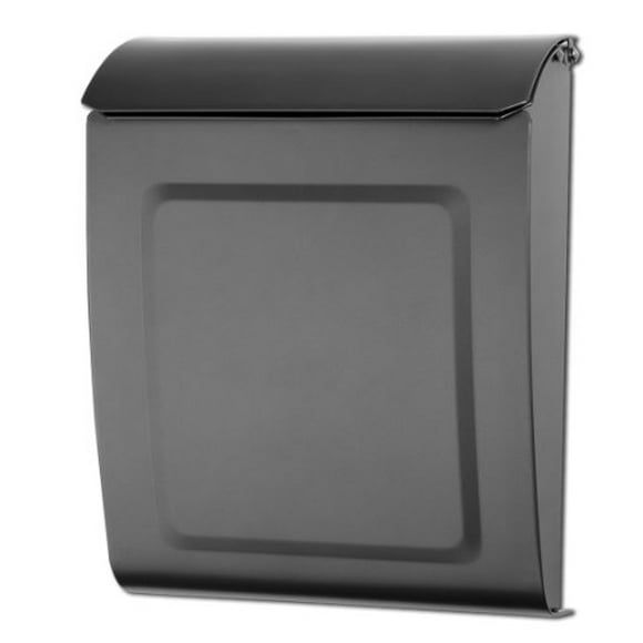 Architectural Mailboxes 2594GR-10 Graphite Aspen Locking Wall Mount Mailbox, Small