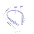 thumbnail image 3 of asxite Wireless Earbuds,New Arrival Wireless In-Ear And Neckband Bluetooth Headphones With Neck Hanging Design And Support For Card For Sports And Calls,Purple, 3 of 5
