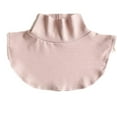 thumbnail image 1 of Hauts à Col Montant pour Femmes à Col Montant Détachable Rayé/uni, à Porter à l'Extérieur Ou en Chandail, Blanc, Taille Unique, 1 of 2