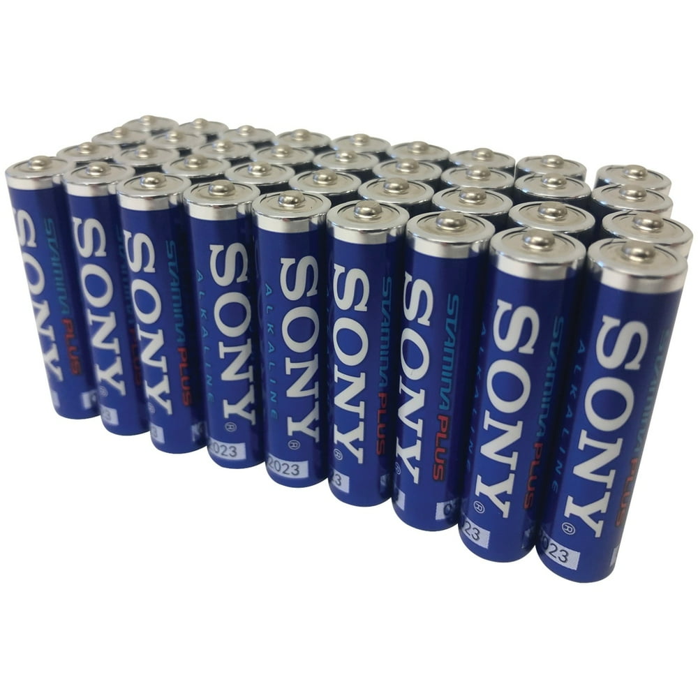 Sony AM4B36D Stamina Plus AAA Alkaline Batteries (36 Pack) Walmart