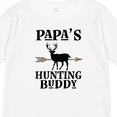 thumbnail image 4 of Inktastic Papa Hunting Buddy Bow Hunter Boys or Girls Long Sleeve Toddler T-Shirt, 4 of 5