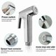 thumbnail image 2 of Chrome Bidet Shattaf Douche Spray Tap Hygienic Toilet Muslim Shower Head Hose G, 2 of 4