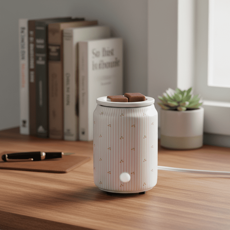 Mainstays Ceramic Wax Melt Warmer, Soda Can Design photo 2