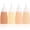Cream, variant on Mrsdry 12 oz Condiment Squeeze Bottles For Sauces, Leak Proof Condiment Container with Extra Interchangeable lid for Oil, Honey & Dressings, 4 Pack