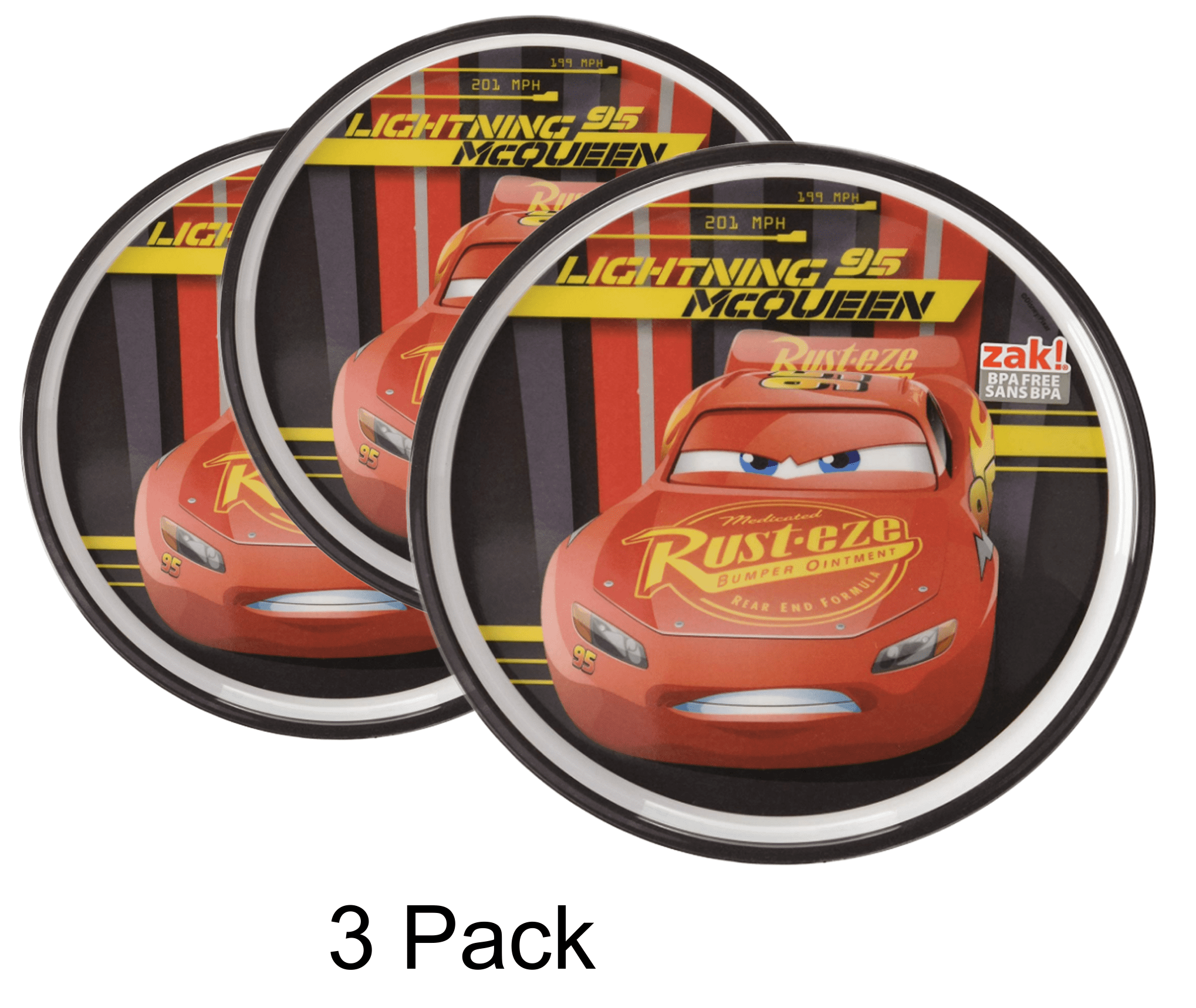 Cars Lightning McQueen Rusteze 8" Plate