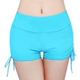 thumbnail image 1 of ENJOYW Été Plage Femmes Solide Couleur Bikini Bas Bandage Plissé ShortsNylon, Polyester, Spandex, 1 of 7