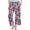 czb# a-Purple278, variant on Girls Pants Cartoon Print Halloween Skull Bat Print Wide Leg Lounge Pants Elastic Waist Soft Loose Sleep Trousers For Holiday Party Casual Wear For Big Girls,c-White,3-4 Years
