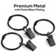 thumbnail image 3 of 2026 Metal Openable Curtain Rings With Clips, 1.22 Inch Interior Diameter, Fits f26, 3 of 4