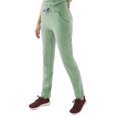 thumbnail image 1 of Mediclo Women's Medical Scrub Pants – Jura Slim Fit 4 Pockets Elastic Drawstring Waist Eco Friendly Sustainable FYSEL Fabric Workwear Sage Green FB2050RSAG06 M, 1 of 7
